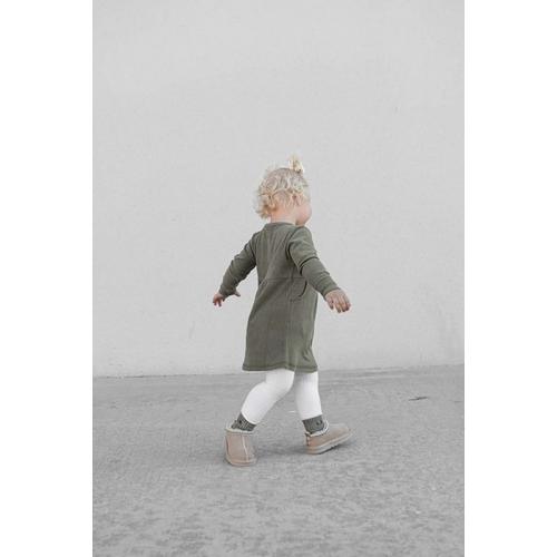 Baby Girls' Little Bipsy Ribbed Long Sleeve Dress - Primary Image