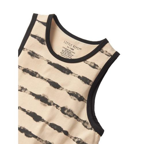 Baby Little Bipsy Static Stripe Romper - Primary Image