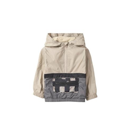 Toddler Little Bipsy Check Block Hooded Windbreaker - Primary Image