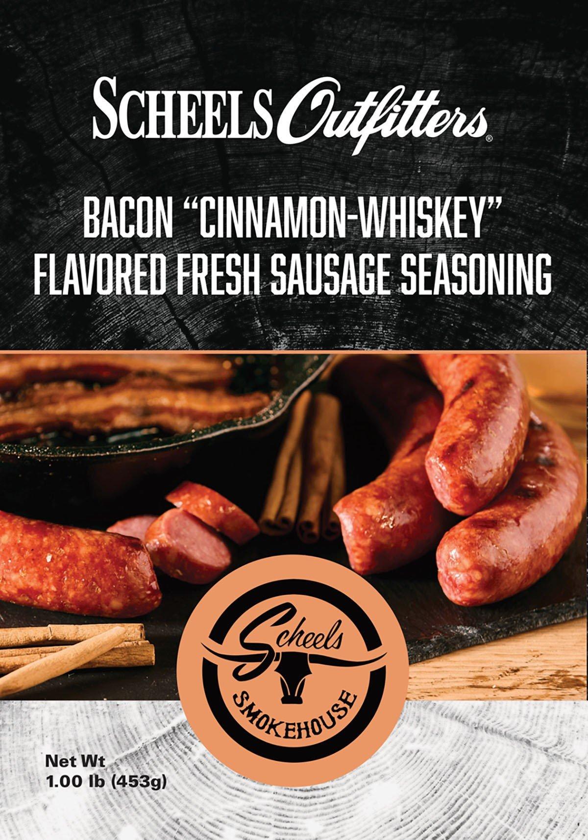 Scheels Outfitters Smokehouse Bacon "Cinnamon-Whiskey" Flavored Fresh Sausage Seasoning - Scheels Outfitters