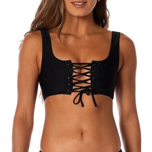 Women's Maaji Dazzle Lace Up Bralette Swim Bikini Top - Primary Image