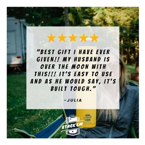 Stack'Em 16 oz Double Can Cooler - Primary Image