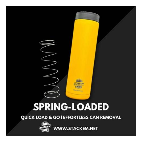 Stack'Em 16 oz Slim Double Can Cooler - Primary Image