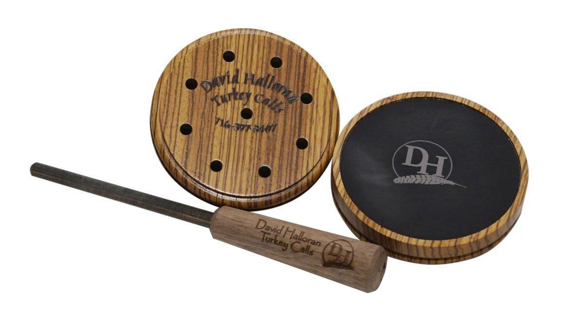 Zebrawood Slate Turkey Pot Call - Halloran Turkey Calls