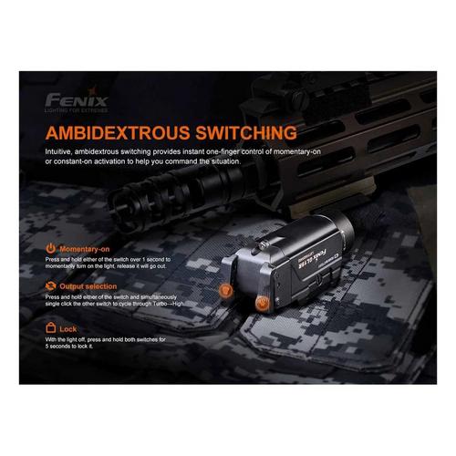 Fenix GL19R Rechargeable Weapon Light - Primary Image