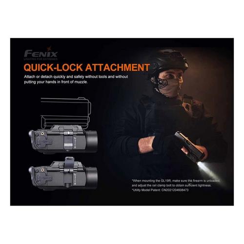 Fenix GL19R Rechargeable Weapon Light - Primary Image