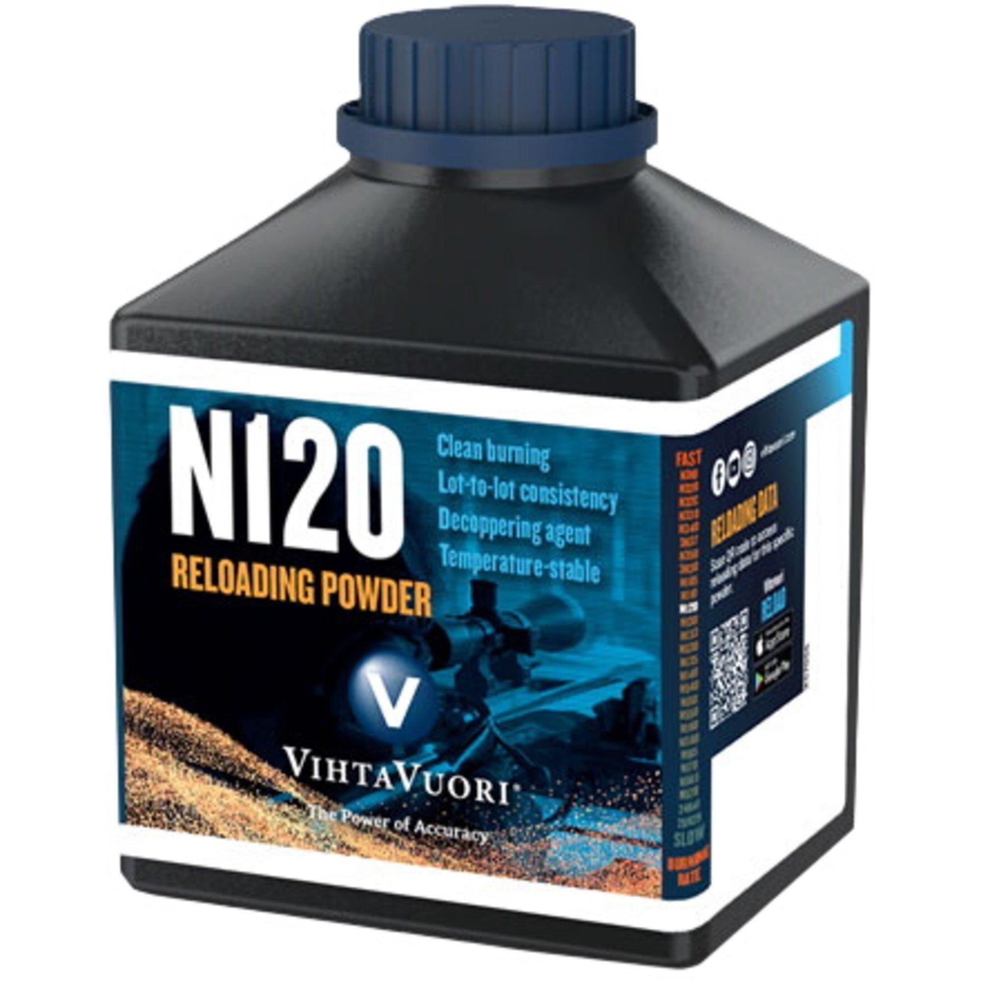 Vihtavuori N120 Smokeless Rifle Reloading Powder - Vihtavuori