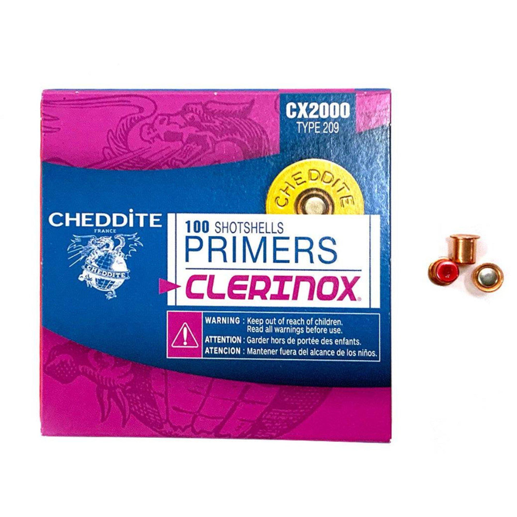 Cheddite CX2000 Clerinox 209 Shotshell Primer Brick - Cheddite