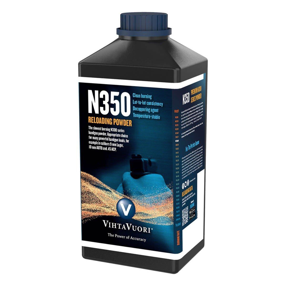 VihtaVuori N350 Handgun Reloading Powder 1LB - VihtaVuori