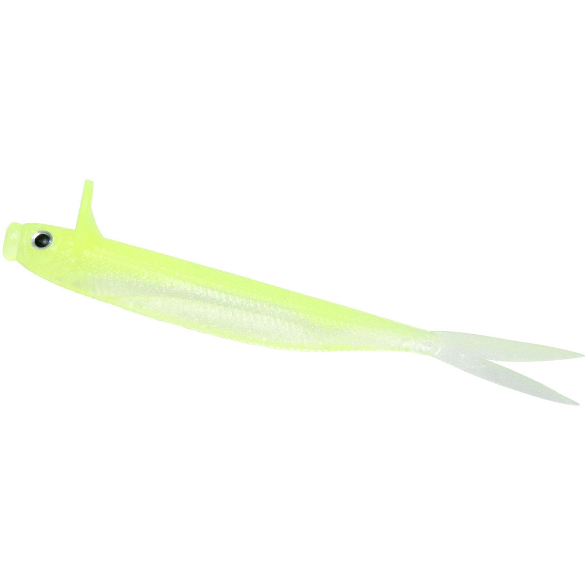 15647::Chartreuse Clear - Deps Frilled Shad