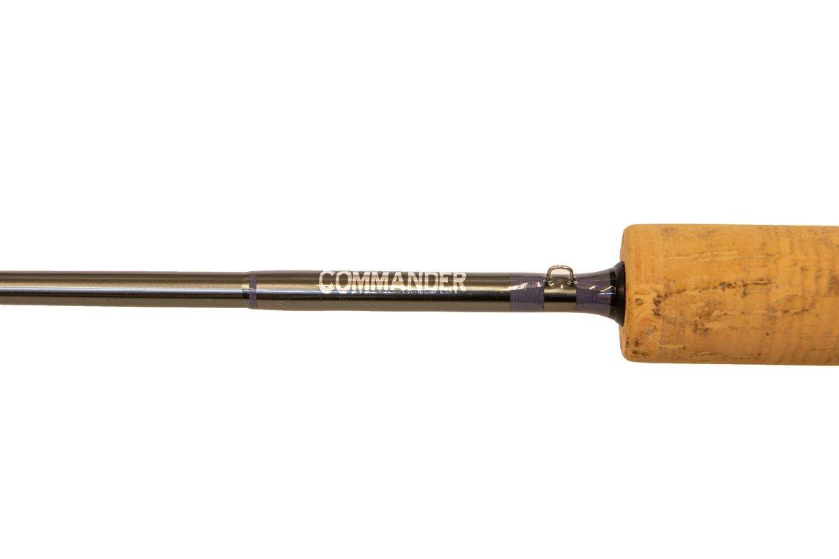 TUCR Commander Cork Grip Split Handle Ice Fishing Rod