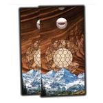 Yardhouse Creations Colorado Mountain Mosaic 2x4 Cornhole Boards - Thumbnail 1 of 3