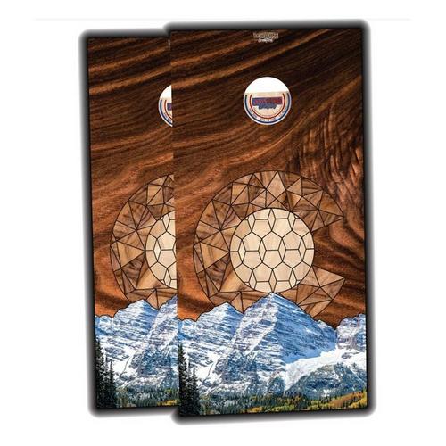 Yardhouse Creations Colorado Mountain Mosaic 2x4 Cornhole Boards - Primary Image