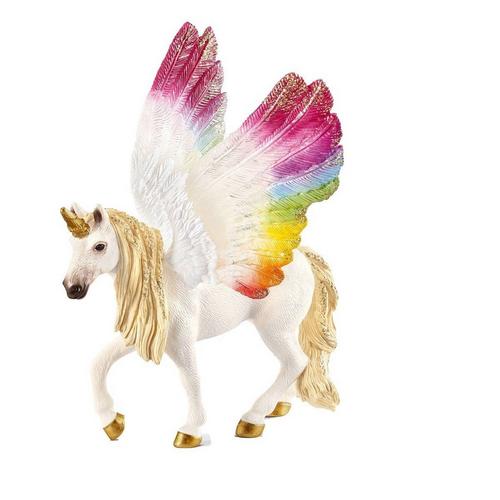 Schleich Winged Rainbow Unicorn Figurine - Primary Image