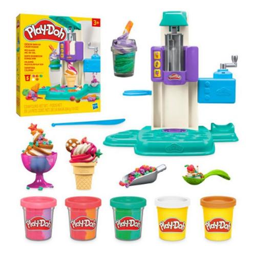 Play-Doh Rainbow Swirl Ice Cream Playset - Primary Image
