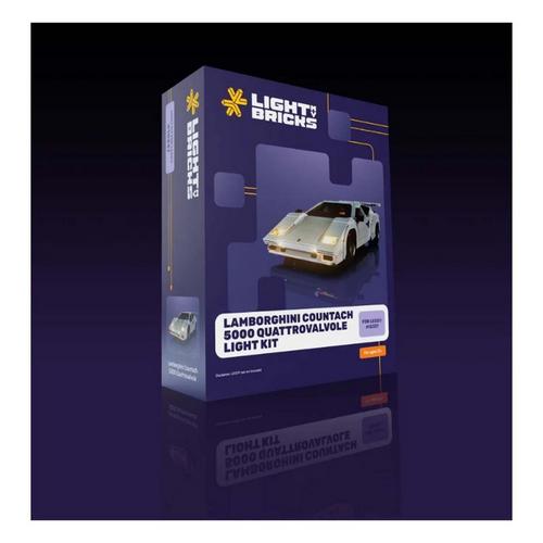 Light My Bricks LEGO Lamborghini Countach 5000 Quattrovalvole #10337 Light Kit - Primary Image
