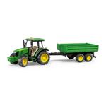Bruder Toys John Deere 5115 M with Tipping Trailer - Thumbnail 1 of 4