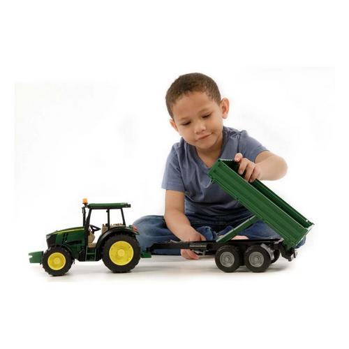 Bruder Toys John Deere 5115 M with Tipping Trailer - Primary Image