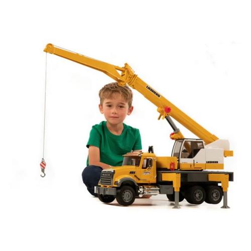 Bruder Toys MACK Granite Liebherr Crane Truck - Primary Image
