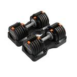 NordicTrack 55lb Select-a-Weight Pair Dumbbells - Thumbnail 3 of 15