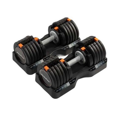 NordicTrack 55lb Select-a-Weight Pair Dumbbells - Primary Image
