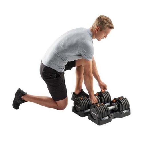 NordicTrack 55lb Select-a-Weight Pair Dumbbells - Primary Image