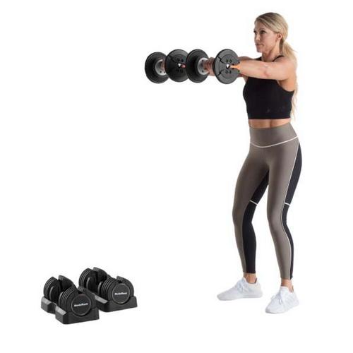 NordicTrack 55lb Select-a-Weight Pair Dumbbells - Primary Image