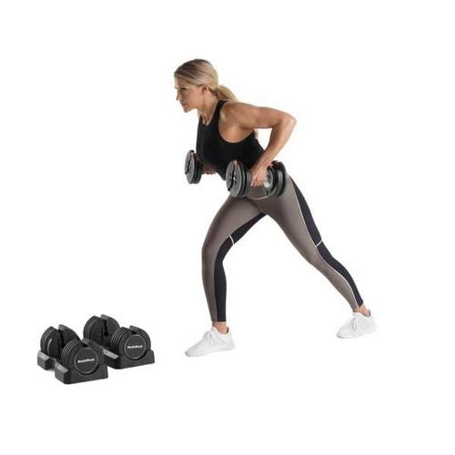 NordicTrack 55lb Select-a-Weight Pair Dumbbells - Primary Image