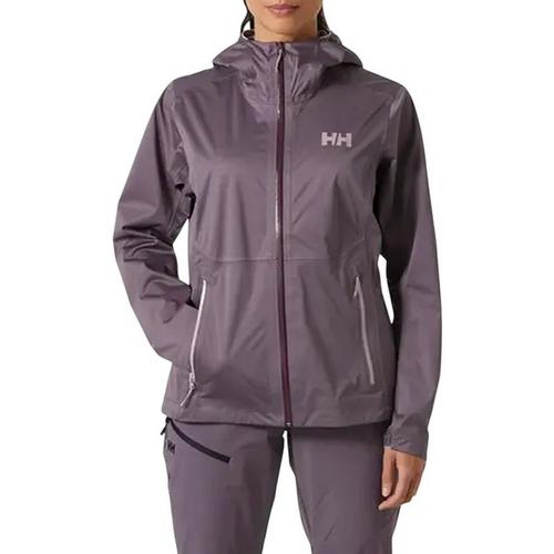 Women's Helly Hansen Momentum 3l Stretch Hooded Rain Jacket - Primary Image