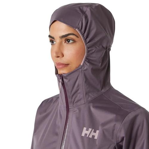 Women's Helly Hansen Momentum 3l Stretch Hooded Rain Jacket - Primary Image