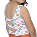 Toddler Girls' Janela Bay Triple Bow Back Swim Tankini - Thumbnail 2 of 2