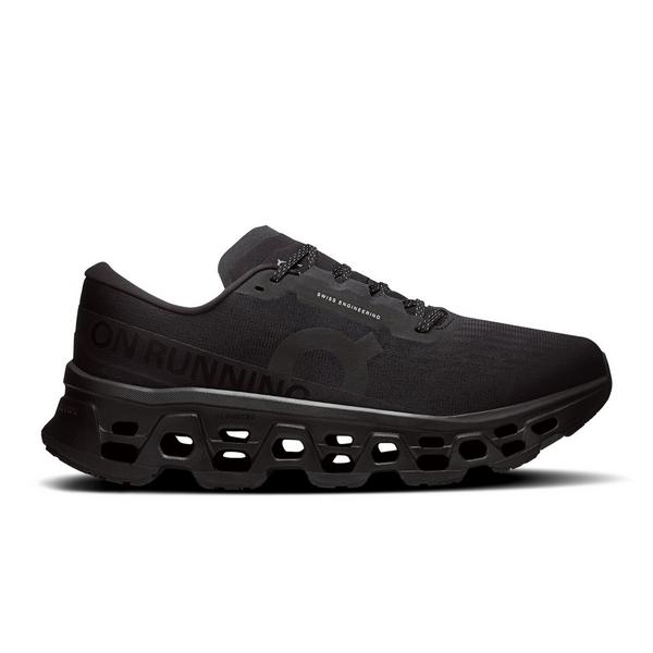 Men's On Cloudmonster 3 Running Shoes 12 Wide Black/Black