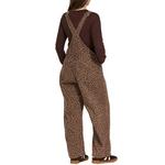 Women's SUNDAY EDITION Animal Print Overalls - Thumbnail 3 of 3