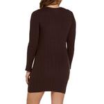 Women's Le Lis Mini Long Sleeve Sweater Dress - Thumbnail 3 of 3