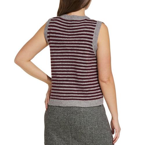 Women's Le Lis Stripe Sleeveless Sweater Vest - Primary Image