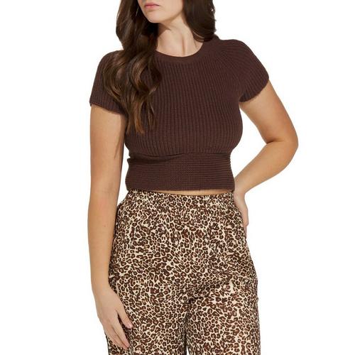 Women's Le Lis Back Tie Knit Crop - Primary Image