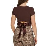 Women's Le Lis Back Tie Knit Crop - Thumbnail 3 of 3