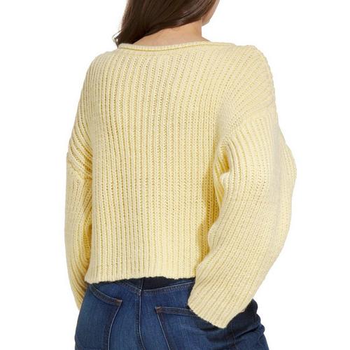Women's Le Lis Round Neck Rib Knit Pullover Sweater - Primary Image