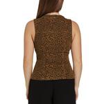 Women's Le Lis Leopard Vest Tank Top - Thumbnail 3 of 3