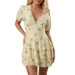 Women's Le Lis Puff Sleeve Tiered  Dress - Thumbnail 1 of 5