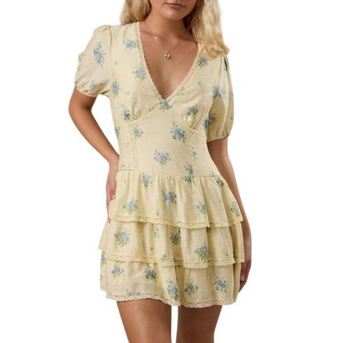 Women's Le Lis Puff Sleeve Tiered  Dress - Primary Image