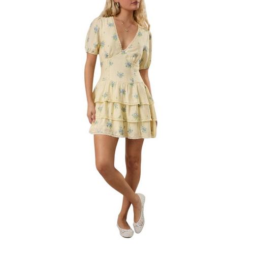 Women's Le Lis Puff Sleeve Tiered  Dress - Primary Image