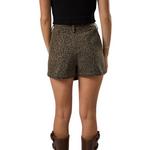 Women's Le Lis Animal Print Denim Wrap Skort - Thumbnail 3 of 8
