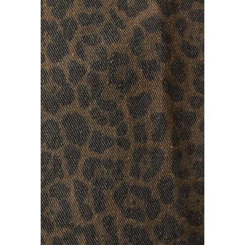 Women's Le Lis Animal Print Denim Wrap Skort - Primary Image