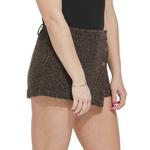Women's Le Lis Animal Print Denim Wrap Skort - Thumbnail 7 of 8