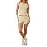 Women's Le Lis Shirring Gingham Tank Top - Thumbnail 2 of 5