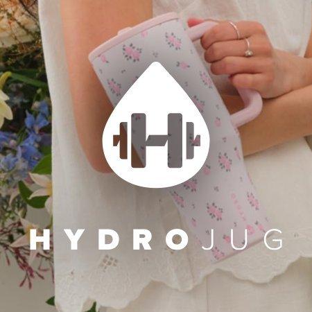Hydrojug lifestyle and logo