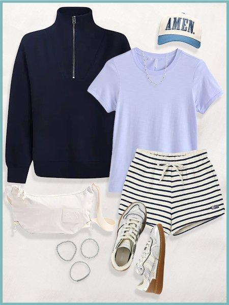 Collage of workout outfits #4