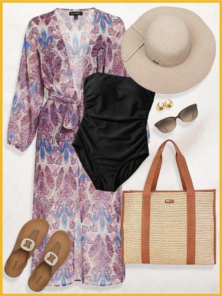 Collage of Poolside outfits #1