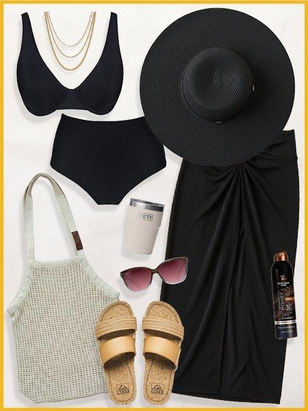 Collage of Poolside outfits #2